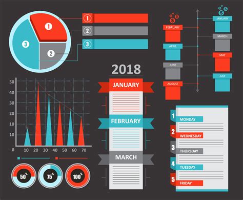 infographic chart template.